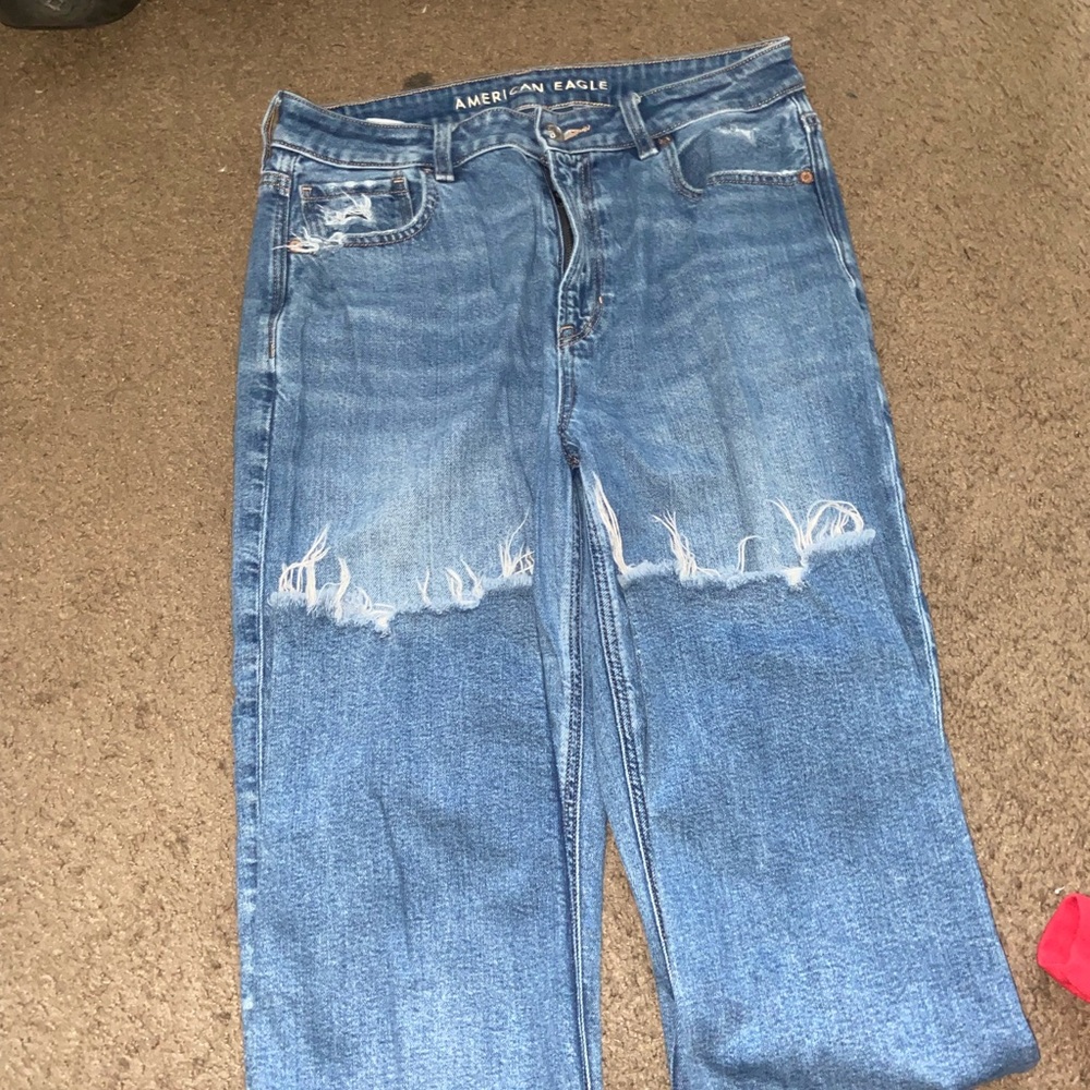 American Eagle Outfitters Relaxed Blue Jeans